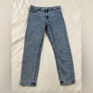 ASOS Denim Cropped Skinny Jeans Women’s 30x26 Light Wash Stretch Ankle